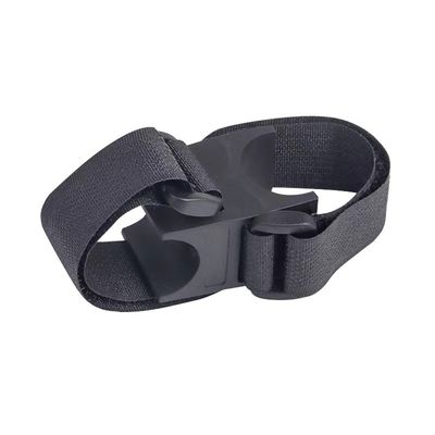 Zwarte fiets LED fakkel rotatie bracket zaklamp Stand voor 28-40mm fiets licht