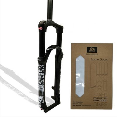 3D waterdichte fietsvorkbeschermingssticker voor decoratieve fietsraambeveiliging