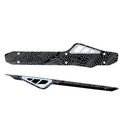 MTB Fiets Frame Chain Guard Protector in zwart 26x6.3x0.07cm voor fietsen en fietsen