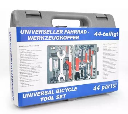 Draagbare fietsreparatie gereedschapskist 44 stuks voor berg- en wegfietsen Verpakkingsgrootte 34*32.5*28cm