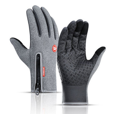 Unisex touchscreen winter fietshandschoenen warme volle vingerhandschoenen voor fietsen ski rijden