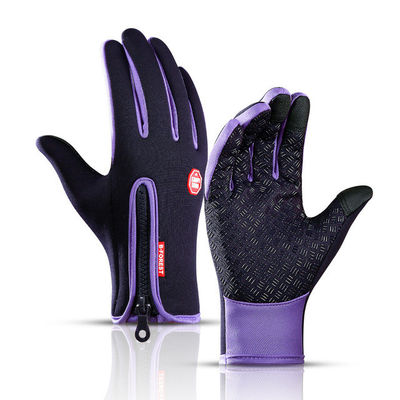 Unisex touchscreen winter fietshandschoenen warme volle vingerhandschoenen voor fietsen ski rijden