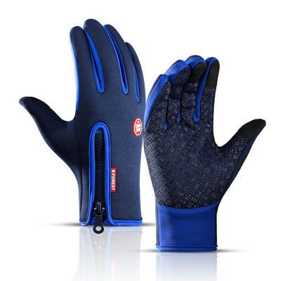 Unisex touchscreen winter fietshandschoenen warme volle vingerhandschoenen voor fietsen ski rijden