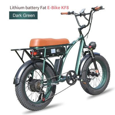 20 inch Fat Tire elektrische fiets met 23AH batterijcapaciteit en 7-speed versnelling in EU voorraad