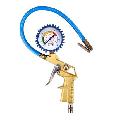 Aluminium banden luchtopblaasgeweer Digitale banddrukmeter 200 PSI Max-druk