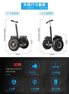 Verbeter je patrouille met Angelol 20-inch Fat Tire Tweewiel Zelf-Balance elektrische wagen