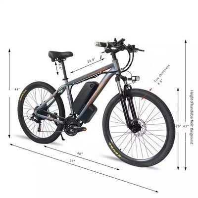 48V 18Ah Lithiumbatterij 1000W Motor 29" Elektrische Mountainbike met 26*1,95 bandbreedte