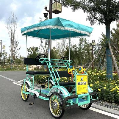 Stalen frame 26' 'Tandem 4-wiel volwassen weg sightseeing fiets voor strand toerist fietsen