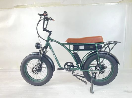 2000W Dual Motor Elektrische fiets met achterste motorpositie en 3 uur oplaadtijd