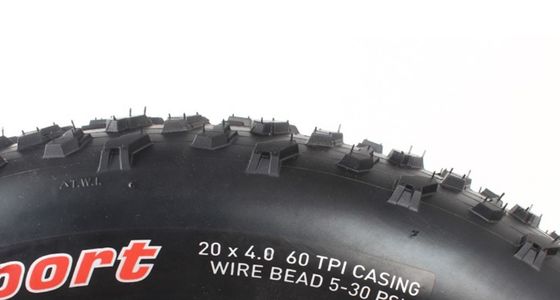20x4.0 Sneeuwfiets Zwarte vetband Strandfiets Rubber buitenbanden voor 12-20inches en 2 kg