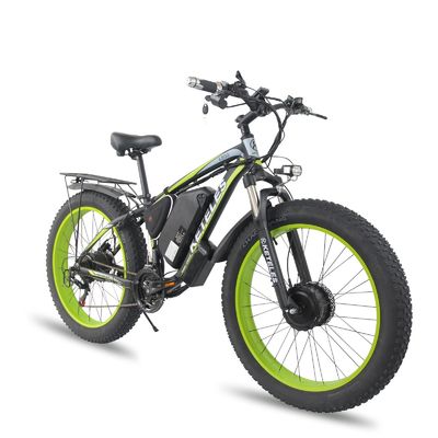 EU Magazijn Schijfrem 72 V 2000 W Dubbele Achtermotor 23AH Lithiumbatterij 26 &quot;x 4.0&quot; Fat Tire Elektrische Fiets