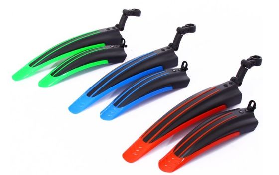 53.2 cm Blauwe bergfiets Mudguards Quick Release Voor- en achterfiets Mudguards