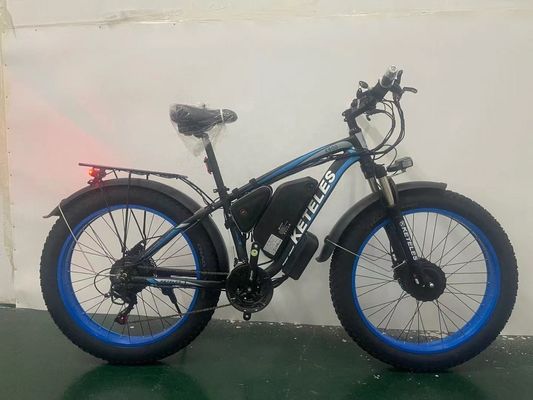 EU Magazijn Schijfrem 72 V 2000 W Dubbele Achtermotor 23AH Lithiumbatterij 26 &quot;x 4.0&quot; Fat Tire Elektrische Fiets