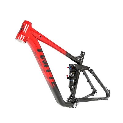 AL7005 Dual Suspension Mountain Bike Frame 120mm Reizen voor 17 19 Inch Downhill Bikes