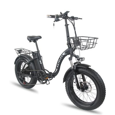 EU Warehouse 1000W 20x4.0 Fat Tire vouwbare elektrische fiets met 48V 18Ah lithiumbatterie