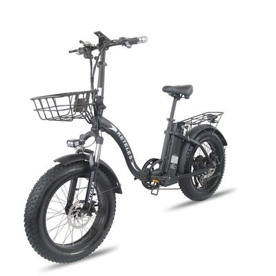 EU Warehouse 1000W 20x4.0 Fat Tire vouwbare elektrische fiets met 48V 18Ah lithiumbatterie