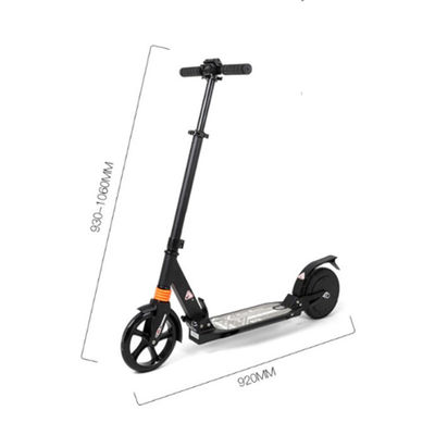 Volwassene 8 inch vouwbare snelle e-scooter met achterste schijfrem en 2-3 uur oplaadtijd