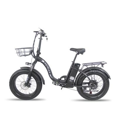 EU Warehouse 1000W 20x4.0 Fat Tire vouwbare elektrische fiets met 48V 18Ah lithiumbatterie