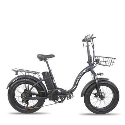 EU Warehouse 1000W 20x4.0 Fat Tire vouwbare elektrische fiets met 48V 18Ah lithiumbatterie