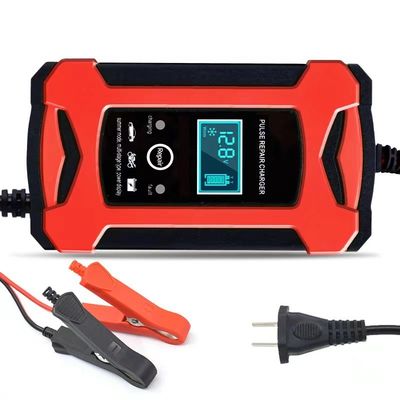 Batterietester LCD-kleurenscherm voor motorfietsen Auto's SUV's Trucks Droge loodzuur AGM GEL SLA