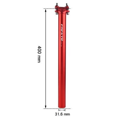 27.2/30.9/31.6*400 mm Aluminium Dubbele Nagel Rechte Pipe voor Mountain Bike Seat Tube