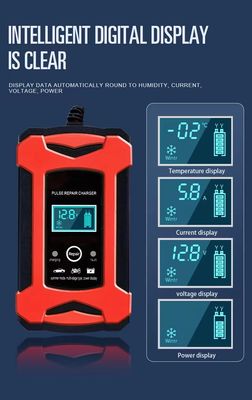 Batterietester LCD-kleurenscherm voor motorfietsen Auto's SUV's Trucks Droge loodzuur AGM GEL SLA