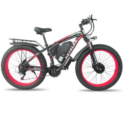 KETELES K800 Electric Fat Bike 1000W 17.5AH Batterij 26x4.0 inch Dual Motor Tweewiel aandrijving