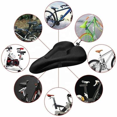 Adembare siliconen fiets zadel stoel zachte gel pad kussenschijf voor mountainbike