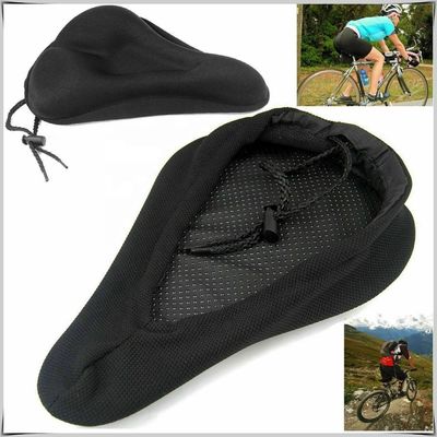 Adembare siliconen fiets zadel stoel zachte gel pad kussenschijf voor mountainbike
