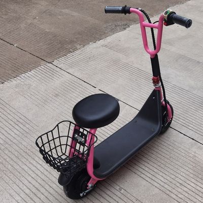 8 inch elektrische scooter met mand en stoel Maximale snelheid 15km/h Bereik per lading 8-10KM