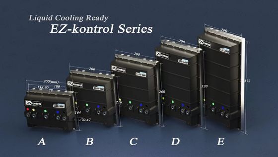 Elektrische Cropper Vloeibare luchtkoeling 3KW Elektrische golf auto motor scooter kit driewieler stijl 48V 72V