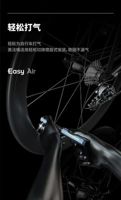 14.5*7.2*4.1cm Mini Universal Aluminium Alloy Bike Pump met AV FV en Schrader Valve