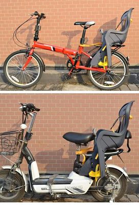 Plastic Shell Material Grote ruimte Kinder veiligheid fietsstoel Makkelijk te installeren voor kinderen