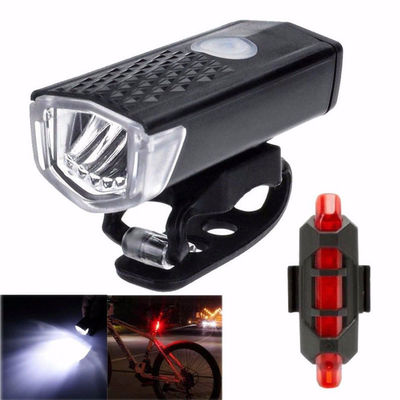 Voorlicht Achterlicht USB LED Oplaadbare fiets Fietslamp Set voor Mountain Cycle