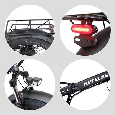 2024 Direct 20x4.0 Inch Fat Tire Folding E-Bike 1000W met 7 snelheidsversnellingen Achterhoekmotor