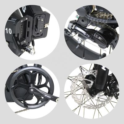 All-Terrain 1000W 13AH elektrische fiets met 20x4.0 inch dikke band en snelle oplaadtijd