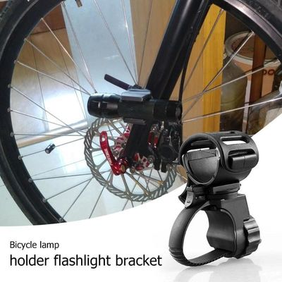 360 graden draaibare voorlichtclipklem voor fietsblauwe rubber ABS constructie