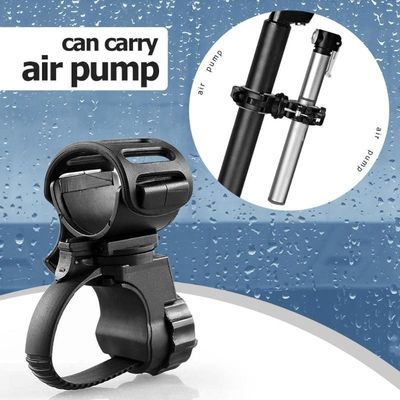 360 graden draaibare voorlichtclipklem voor fietsblauwe rubber ABS constructie