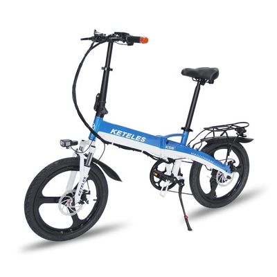 48V 350W 10AH elektrische fiets met 20 inch opvouwbaar frame en 31-60km bereik per vermogen