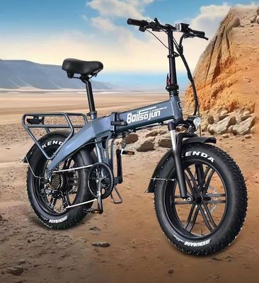 Elektrische opvouwbare bergfiets zware staal frame vetband voor alle terreinen vuil rijden