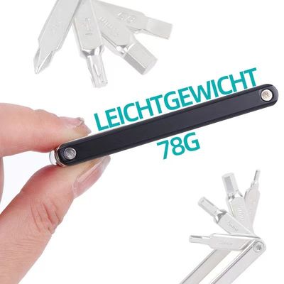 Verbeter je fiets met onze zilveren hexagonale schroevendraaier en sleutel.