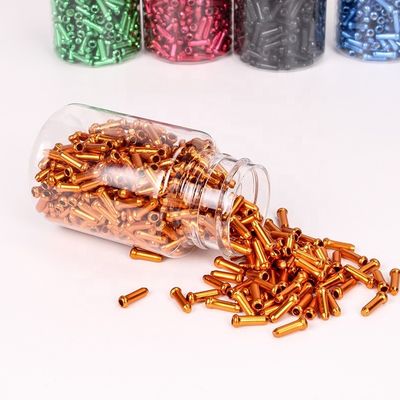 Voetwiel accessoires Aluminium Lijn Innerlijke kabel Kap Remdraad Eindkap Ongeveer 1,2 cm