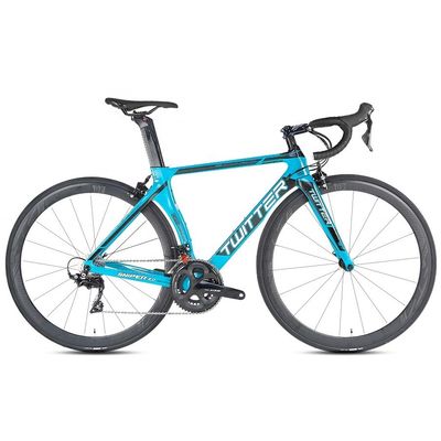 TWITTER R7000-22 Speed Road Bike met hydraulische schijfrem en koolstofvezel frame