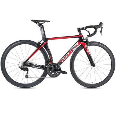 TWITTER R7000-22 Speed Road Bike met hydraulische schijfrem en koolstofvezel frame