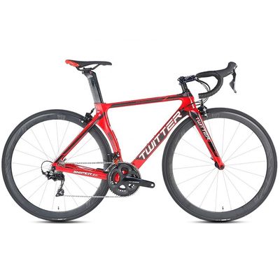 TWITTER R7000-22 Speed Road Bike met hydraulische schijfrem en koolstofvezel frame