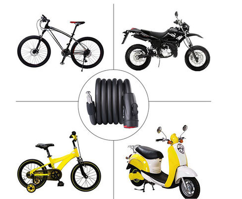 2022 Anti-Theft Bike Steel Cable Lock Draagbare beveiligingshangslot voor mountain MTB-fietsen