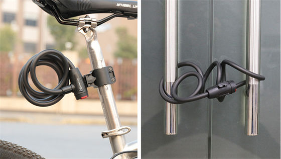 2022 Anti-Theft Bike Steel Cable Lock Draagbare beveiligingshangslot voor mountain MTB-fietsen