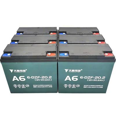 12V20.2Ah 6-DZF-20.2 droog opgeladen GEL loodzuurbatterij voor elektrisch skateboard
