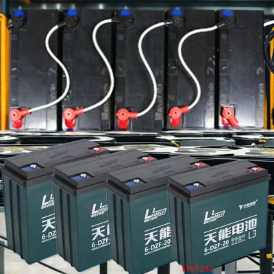 12V20.2Ah 6-DZF-20.2 droog opgeladen GEL loodzuurbatterij voor elektrisch skateboard
