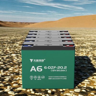 12V20.2Ah 6-DZF-20.2 droog opgeladen GEL loodzuurbatterij voor elektrisch skateboard